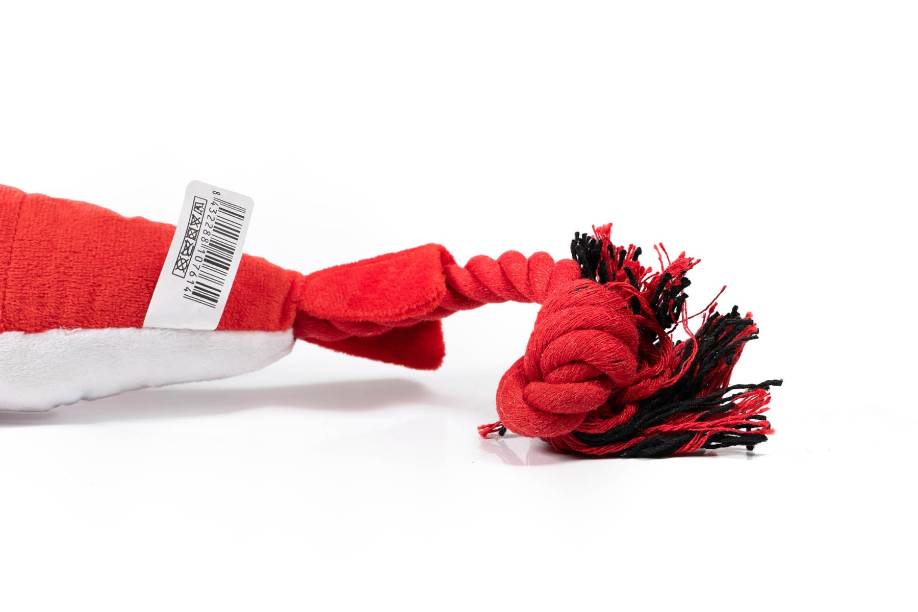 Detaliu franghie textila jucarie de plus pentru caini Gloria Sebastian, pentru joaca de tras