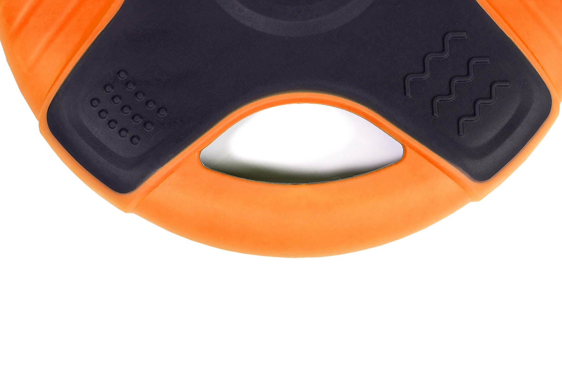 Frisbee pentru caini Gloria Easy Catch – detaliu lateral portocaliu