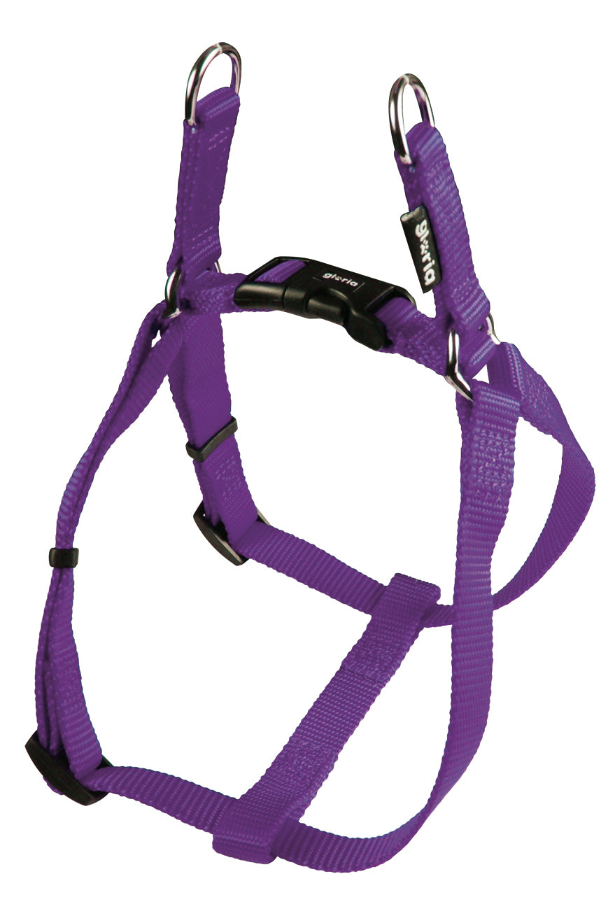 Ham anti-fugă din nylon Gloria pentru câini, culoare mov