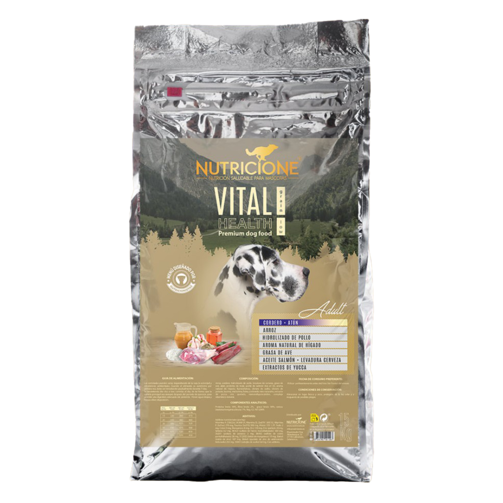 Miel/Ton/Pui 15 Kg | Hrană Uscată cu Conținut Scăzut de Cereale cu Miel/Ton/Pui 15 Kg
