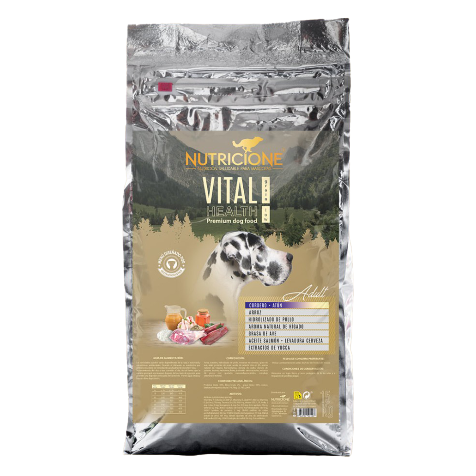 Miel/Ton/Pui 15 Kg | Hrană Uscată cu Conținut Scăzut de Cereale cu Miel/Ton/Pui 15 Kg