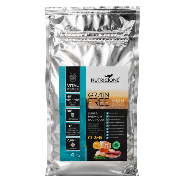 Somon/Ton 4 Kg | Hrană Uscată Fără Cereale cu Somon și Ton 4 Kg