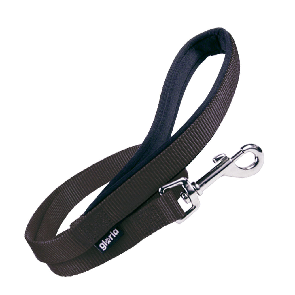 Lesă din nylon Gloria pentru câini, culoare negru