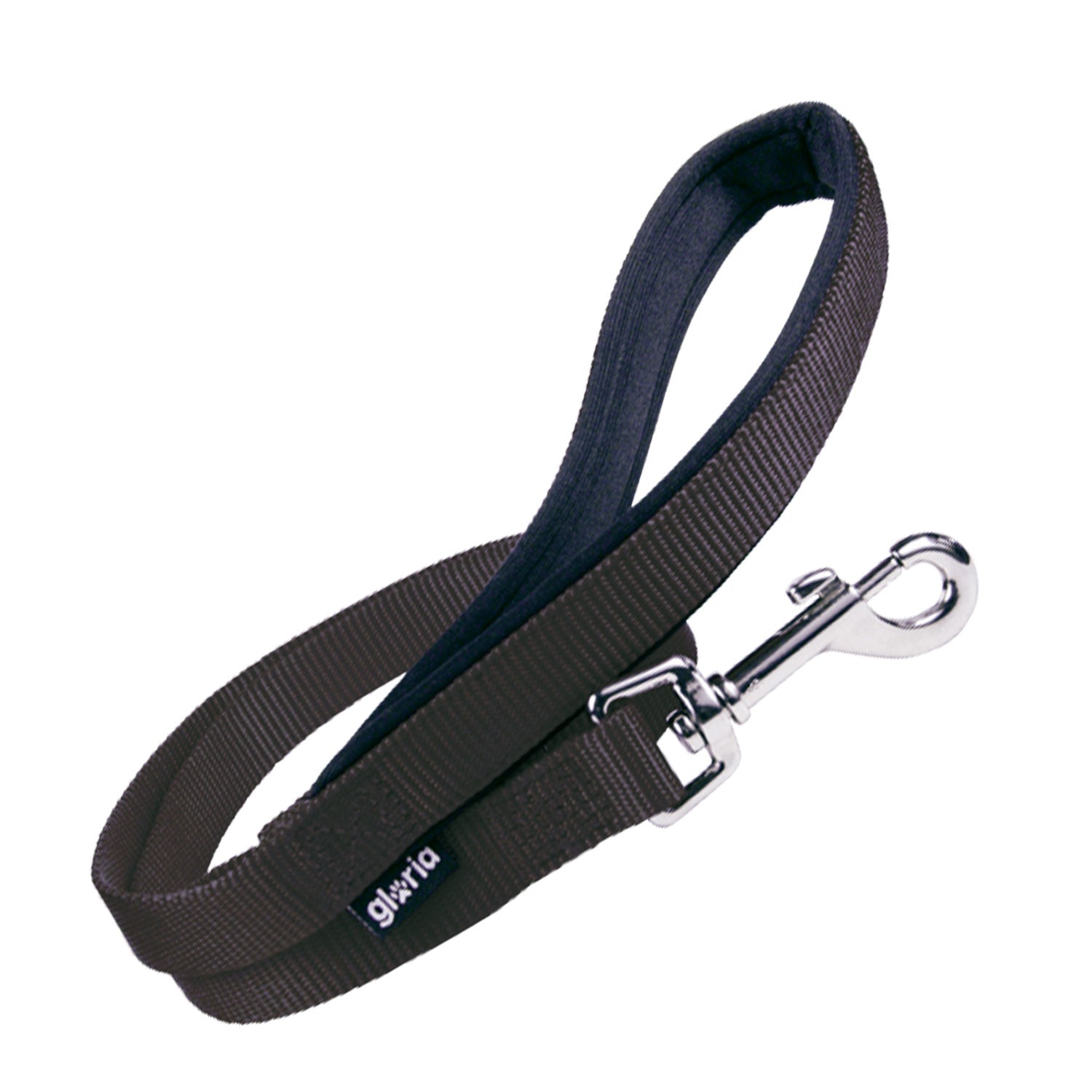 Lesă din nylon Gloria pentru câini, culoare negru