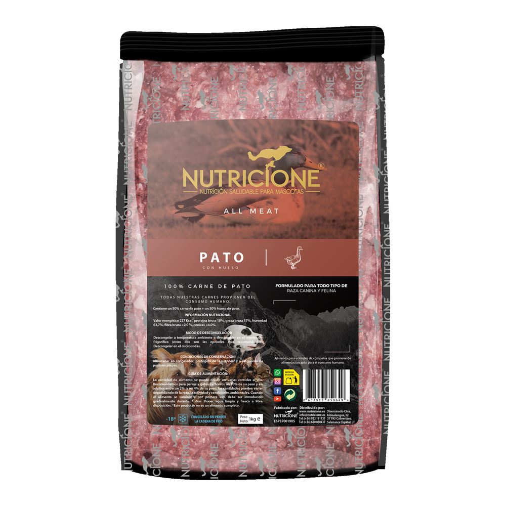 BARF 100% Carne Rață 1Kg