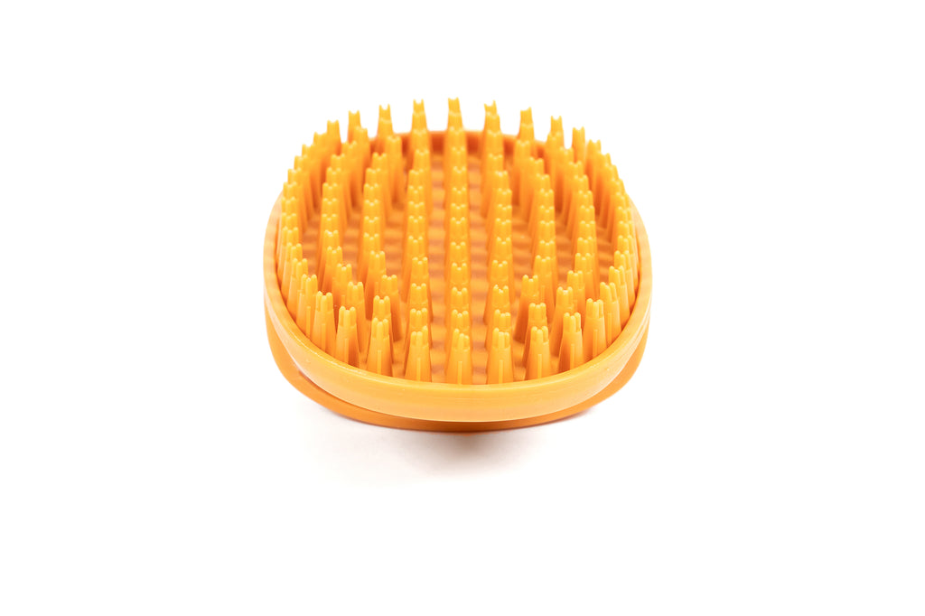 Perie Kimbo din cauciuc, marime mica, pentru ingrijirea blanii cainilor si pisicilor