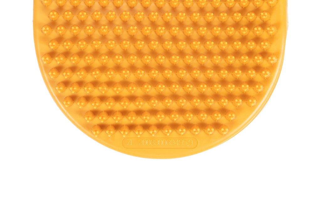 Perie grooming Kimbo din cauciuc, design practic pentru ingrijirea blanii