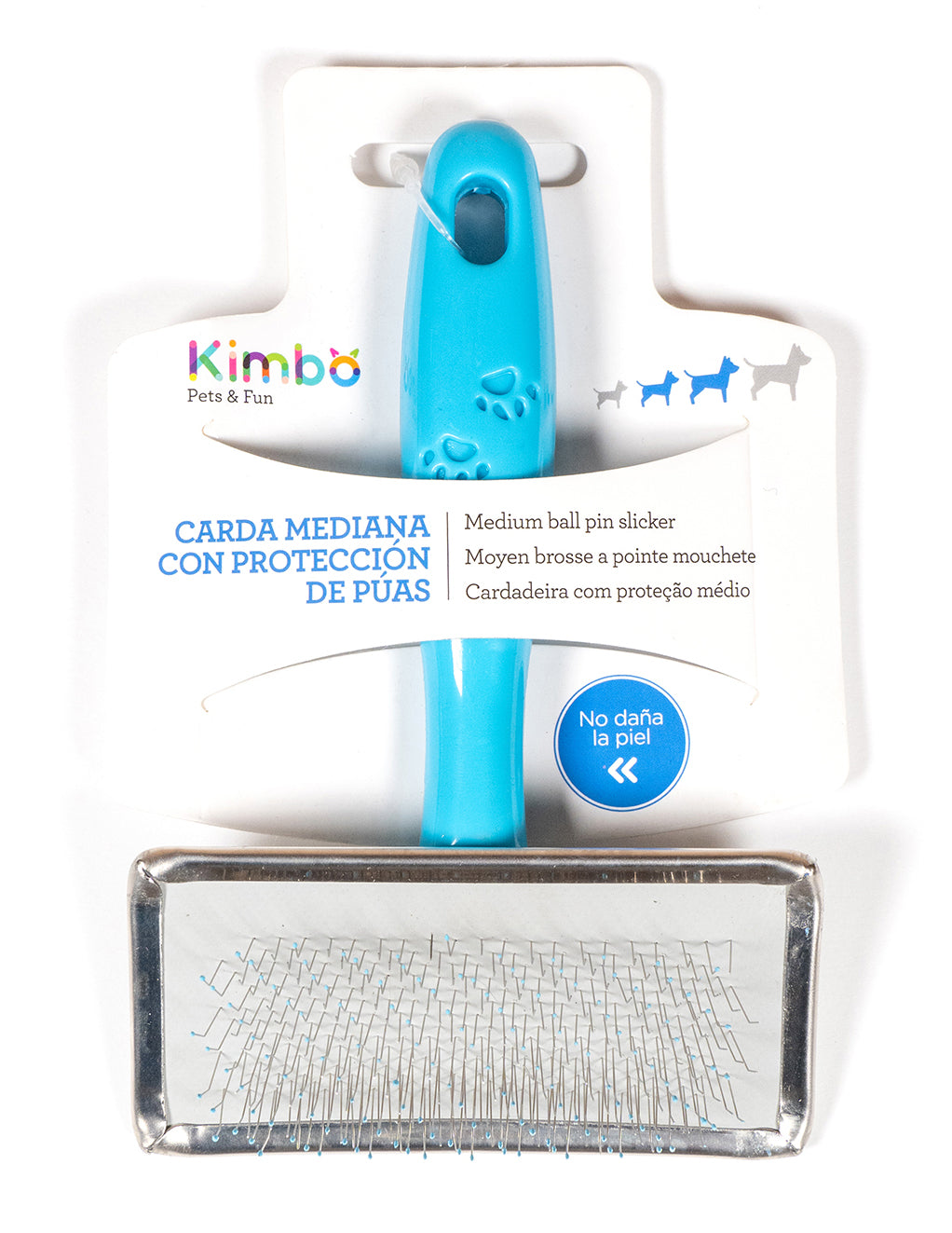 Perie slicker Kimbo Large in ambalaj original Kimbo Pets and Fun