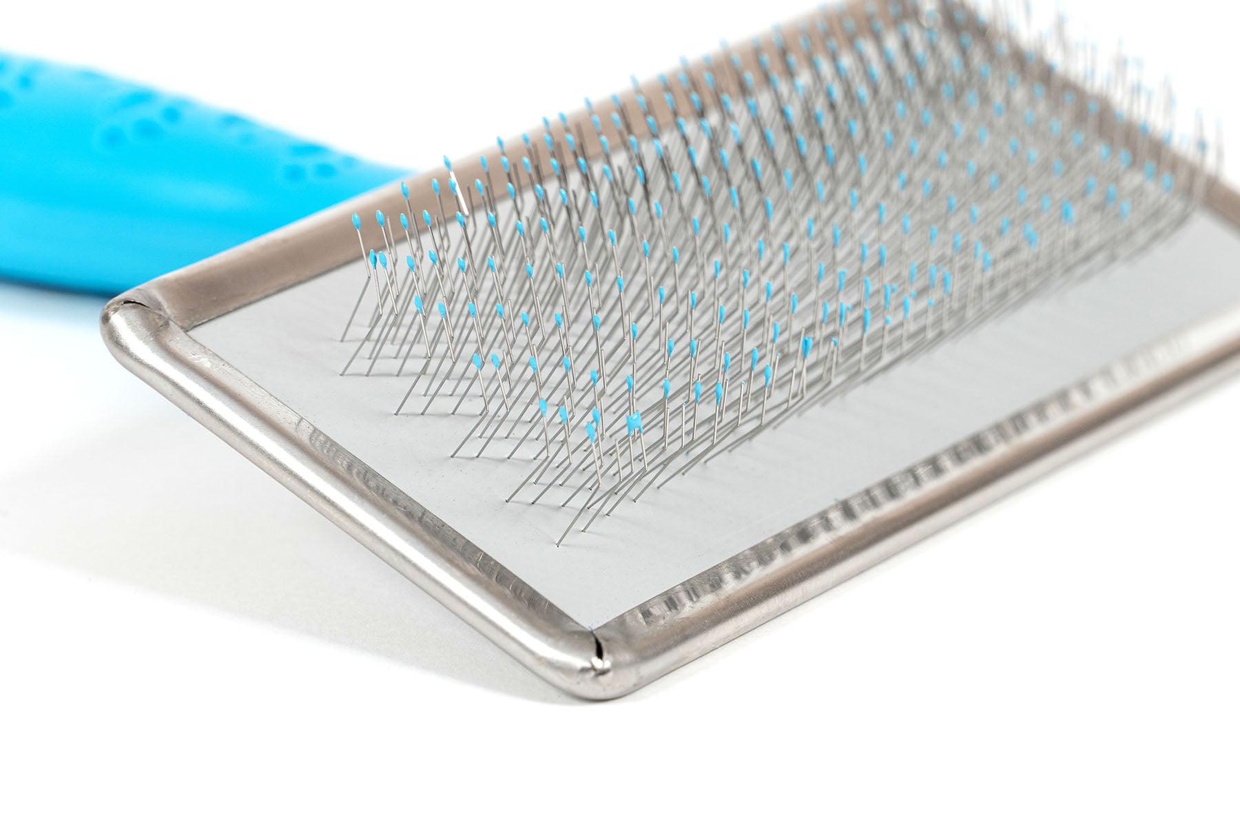 Pini metalici cu capete protejate perie slicker Kimbo Medium