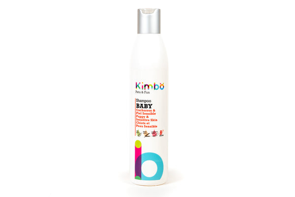 Șampon Kimbo Baby pentru pui și piele sensibilă, câini și pisici, 250 ml