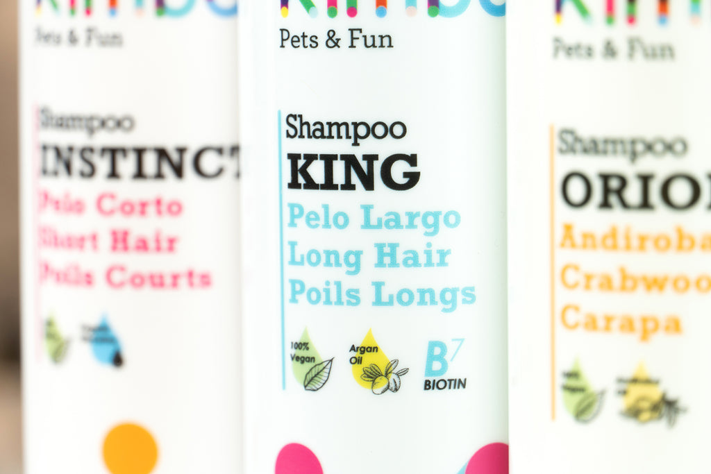 Flacon de șampon Kimbo King pentru câini și pisici cu păr lung, 250 ml