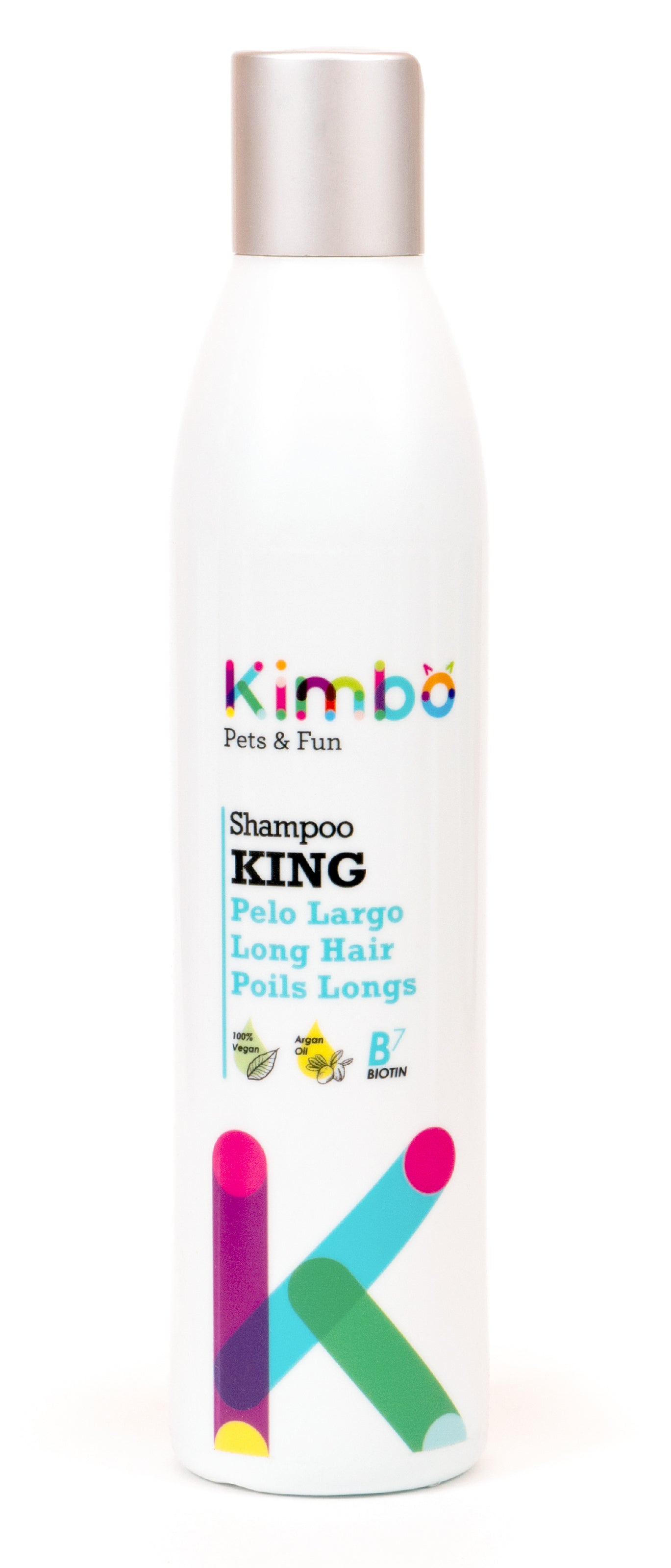 Flacon de șampon Kimbo King pentru câini și pisici cu păr lung, 250 ml