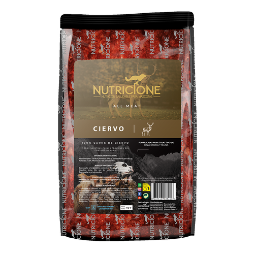 BARF 100% Carne Cerb 1Kg