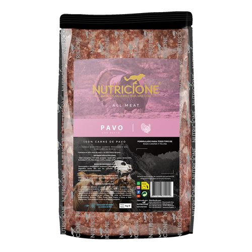 BARF 100% Carne Curcan 1Kg