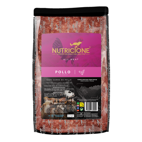 BARF 100% Carne Pui 1Kg