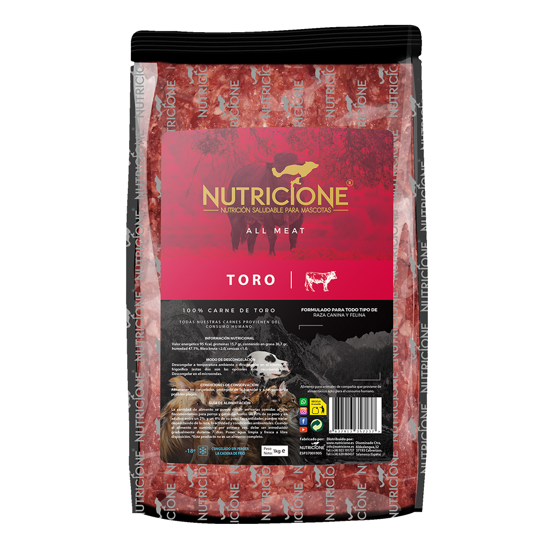 BARF 100% Carne Taur 1Kg