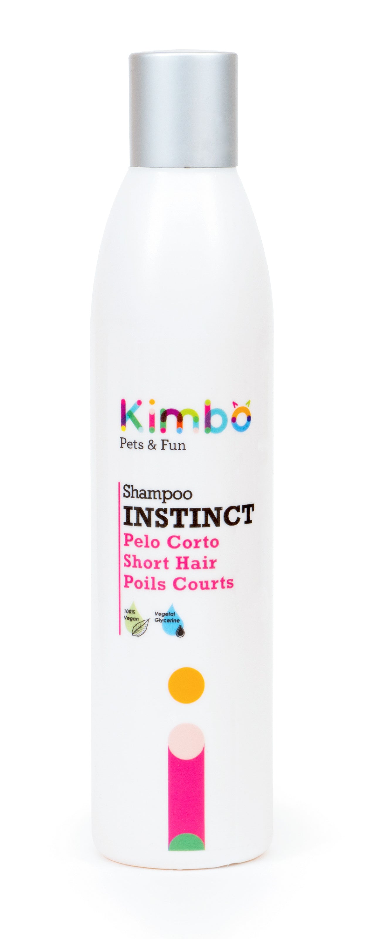 Flacon de șampon Kimbo Instinct pentru câini și pisici cu păr scurt, 250 ml