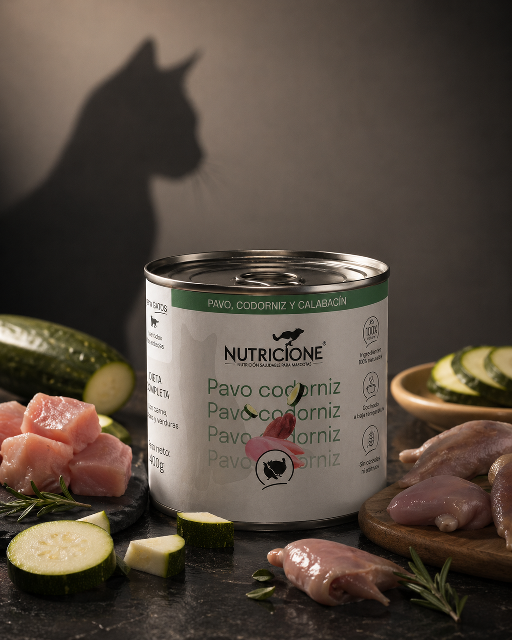 Cooked Wet Food Turkey-Quail | Turkey-Quail Can