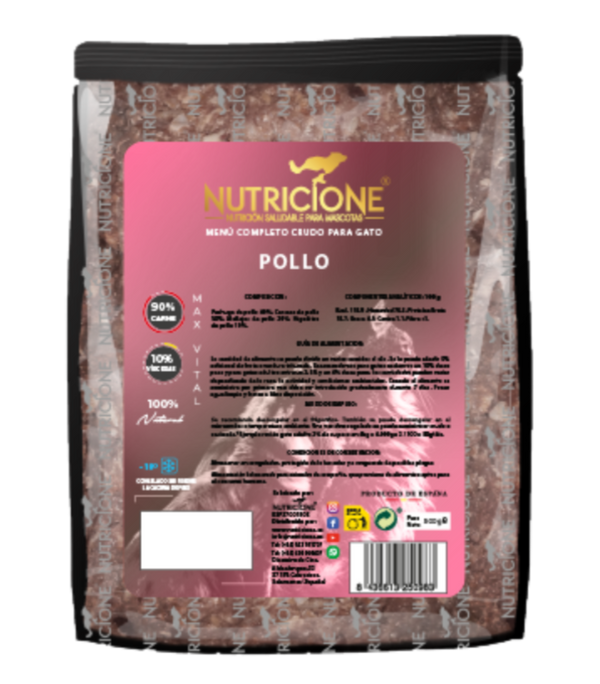 Original Barf | Meniu complet Pui | Pisici 500g