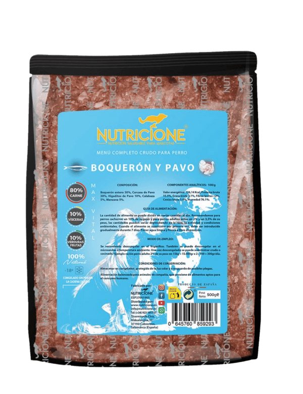 Original Barf | Meniu Complet Hamsie/Curcan 500g