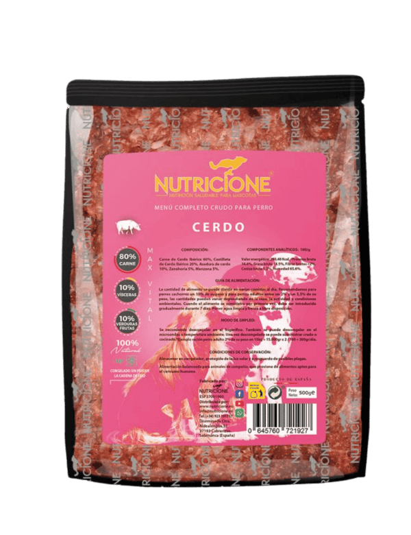 Original Barf | Meniu Complet Porc Monoproteic 500g