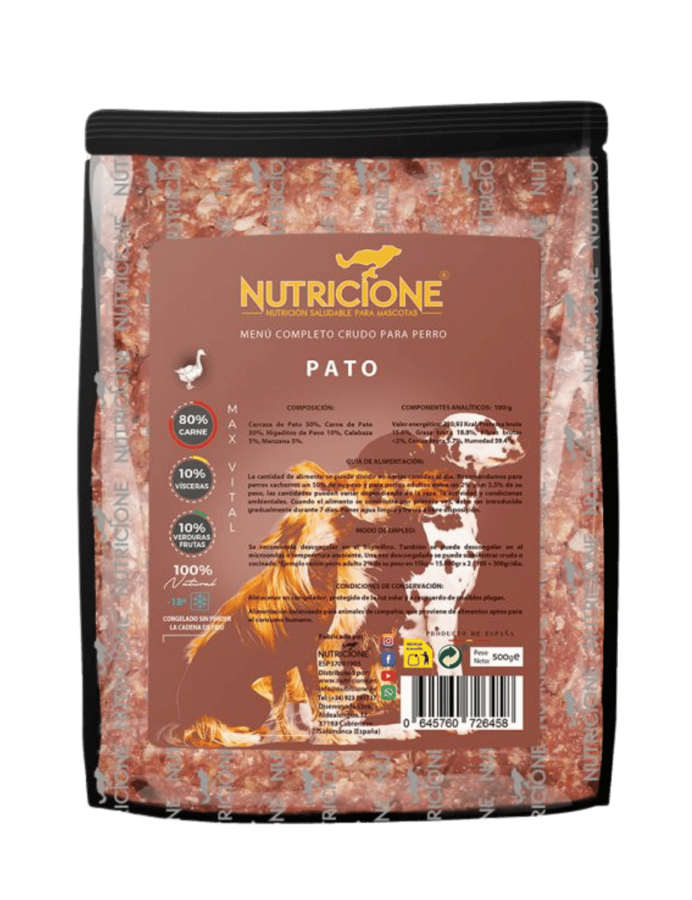 Original Barf | Meniu Complet Rață 500gr