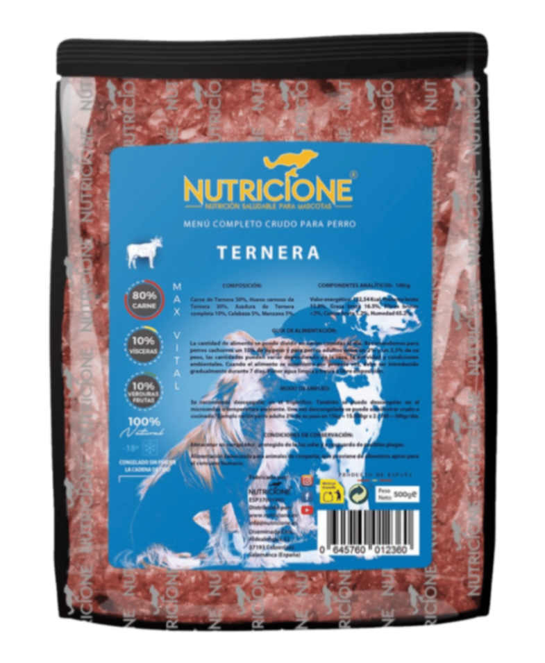 Original Barf | Meniu Complet Vită Monoproteic 500g