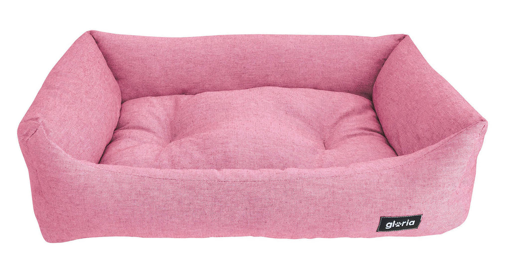 Pat pentru câini Domino roz