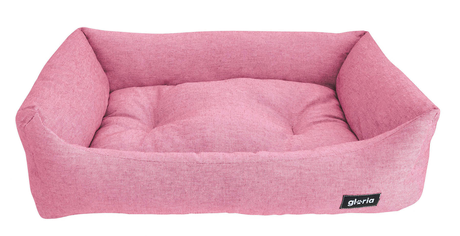 Pat pentru câini Domino roz