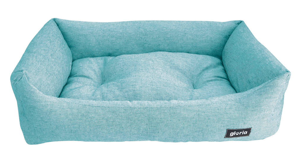 Pat pentru câini Domino turcoaz