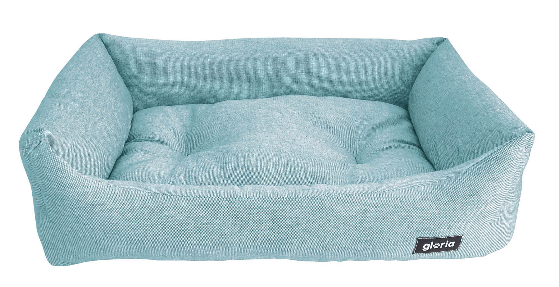 Pat pentru câini Domino turcoaz