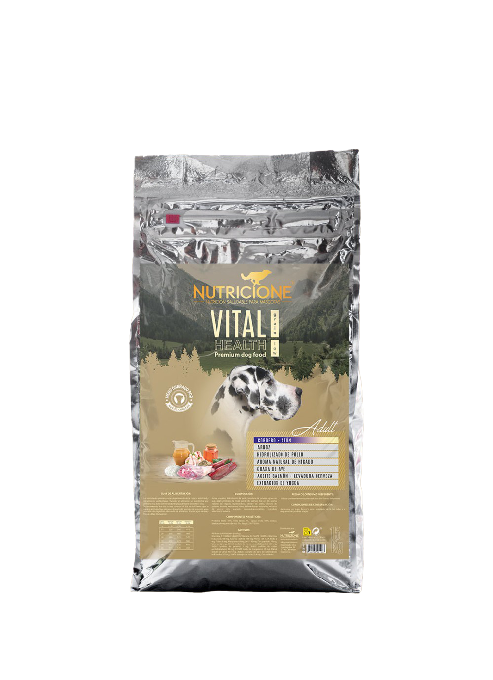 Miel/Ton/Pui 15 Kg | Hrană Uscată cu Conținut Scăzut de Cereale cu Miel/Ton/Pui 15 Kg